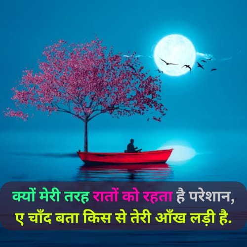 2 Lines Good Night Shayari