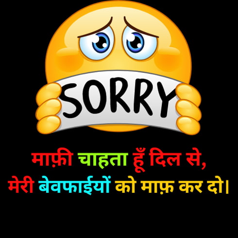 Sorry Shayari in Hindi