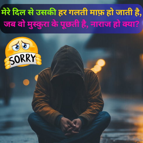 Sorry Shayari in Hindi