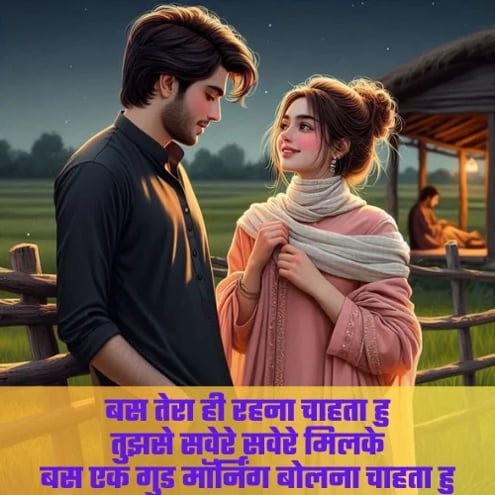 Good Morning Shayari for GF